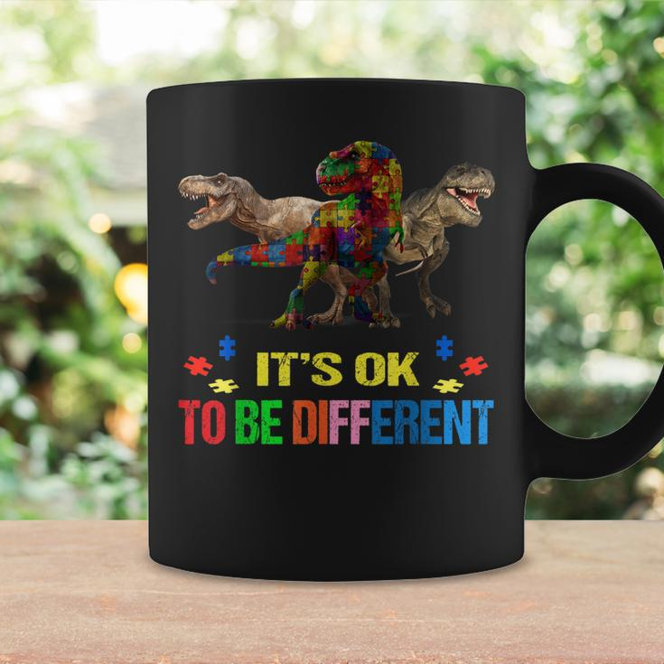 Dinosaur Autism Awareness Days Its Ok To Be Different Coffee Mug Gifts ideas