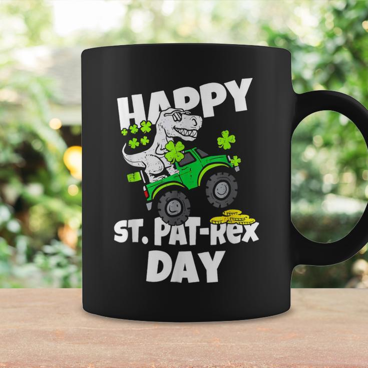Dinosaur Monster Truck Happy St PatRex Day St Patrick Day Coffee Mug Gifts ideas