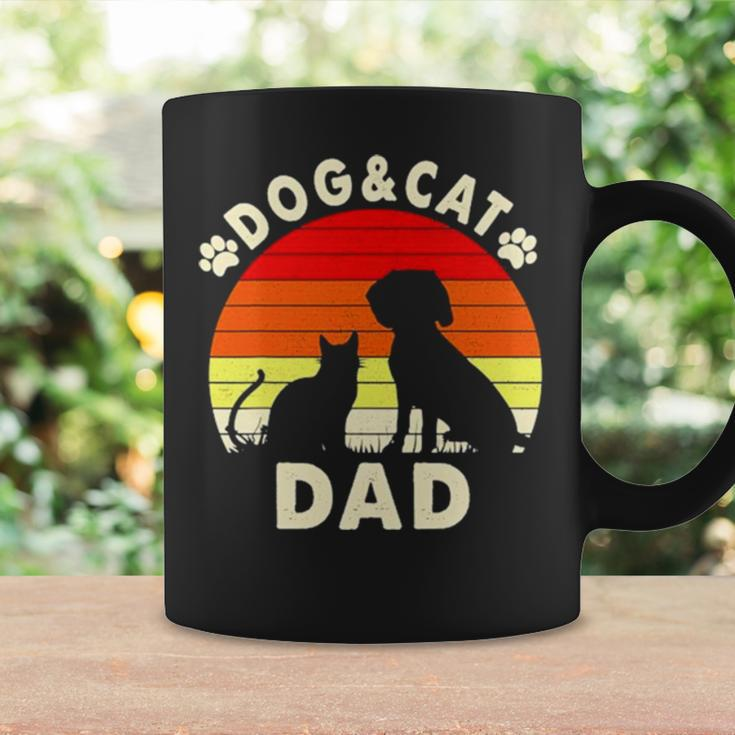 Dog And Cat Dad Vintage Retro Coffee Mug Gifts ideas