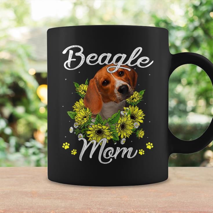 Dog Mom Mothers Day Gift Sunflower Beagle Mom Coffee Mug Gifts ideas