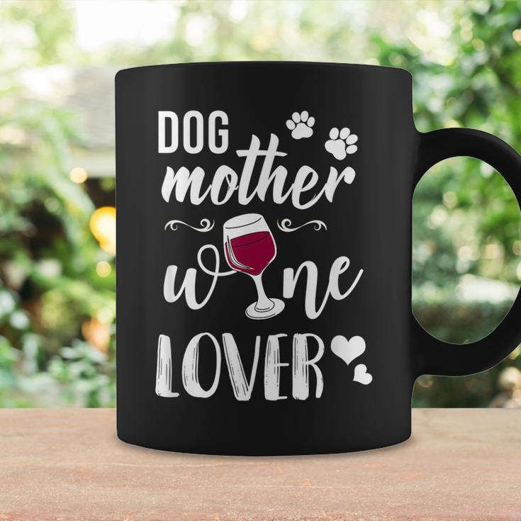 Dog Mother Wine Lover Lustiges Hunde Mum Wein Fun Tassen Geschenkideen