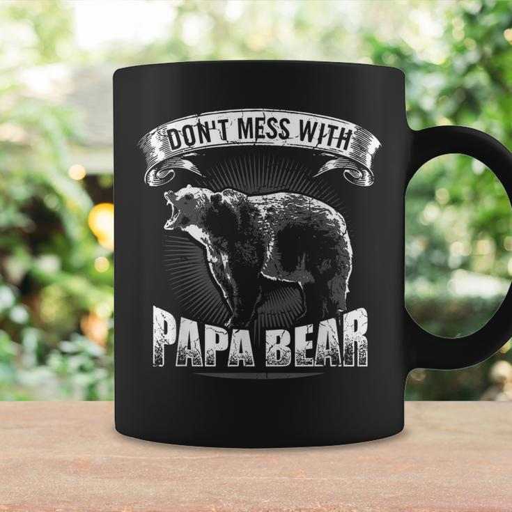 Dont Mess With Papa Bear Dad Camping Grizzly Camper Camp Coffee Mug Gifts ideas
