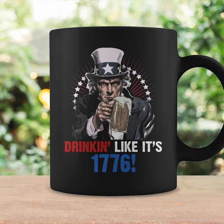 Drinkin Like Its 1776 4Th Of July Uncle Sam Coffee Mug Gifts ideas