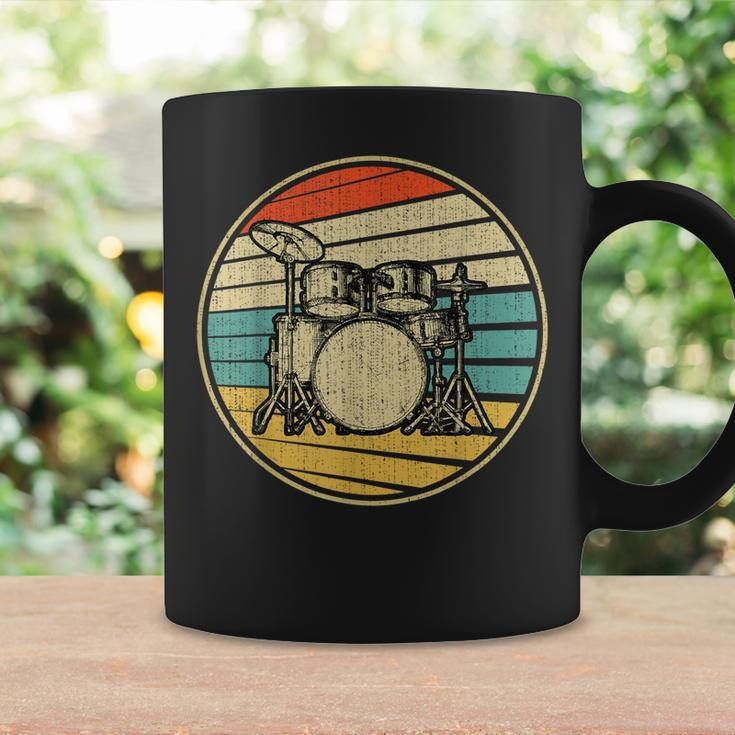 Drums Drummer Band Drumset Retro Vintage Drum Set 70S 80S Coffee Mug Gifts ideas