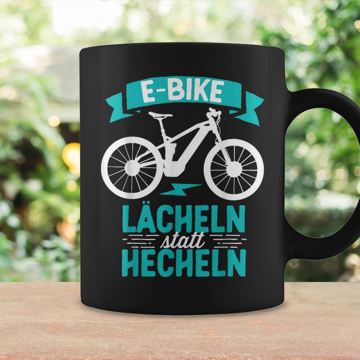 E Bike Lächeln Statt Hecheln Fahrradfahrer Mountainbike Tassen Geschenkideen