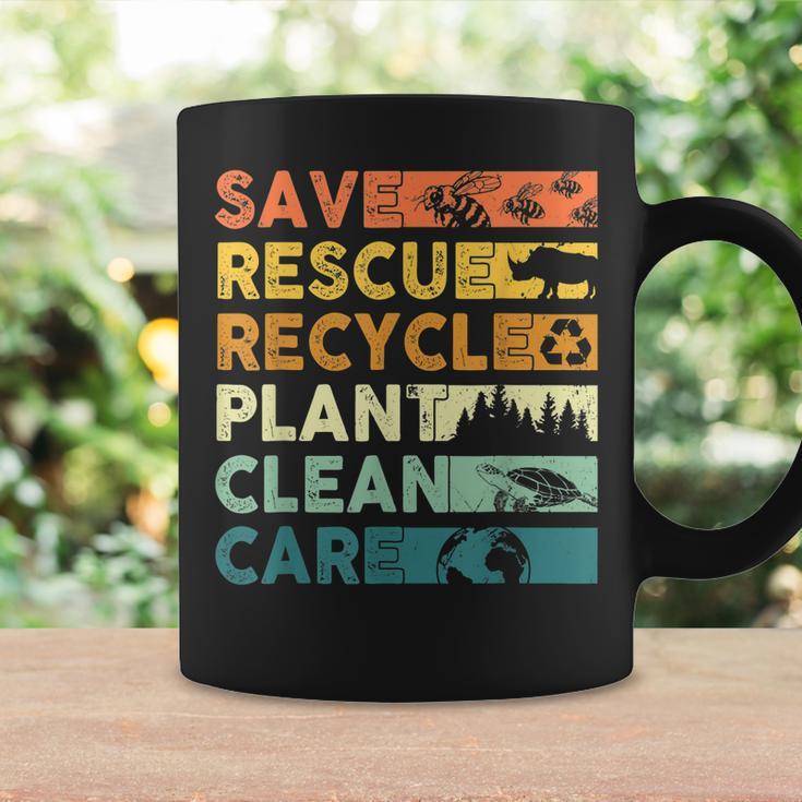Earth Day 2023 Save Bees Rescue Animals Recycle Plastics Coffee Mug Gifts ideas