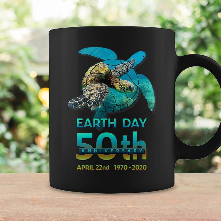 Earth Day 50Th Anniversary Sea Turtle Silhouette Coffee Mug Gifts ideas