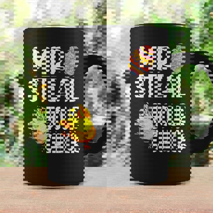 Easter Day Mr Steal Your Chick Funny Spring Eggs Boys Mens Coffee Mug Gifts ideas