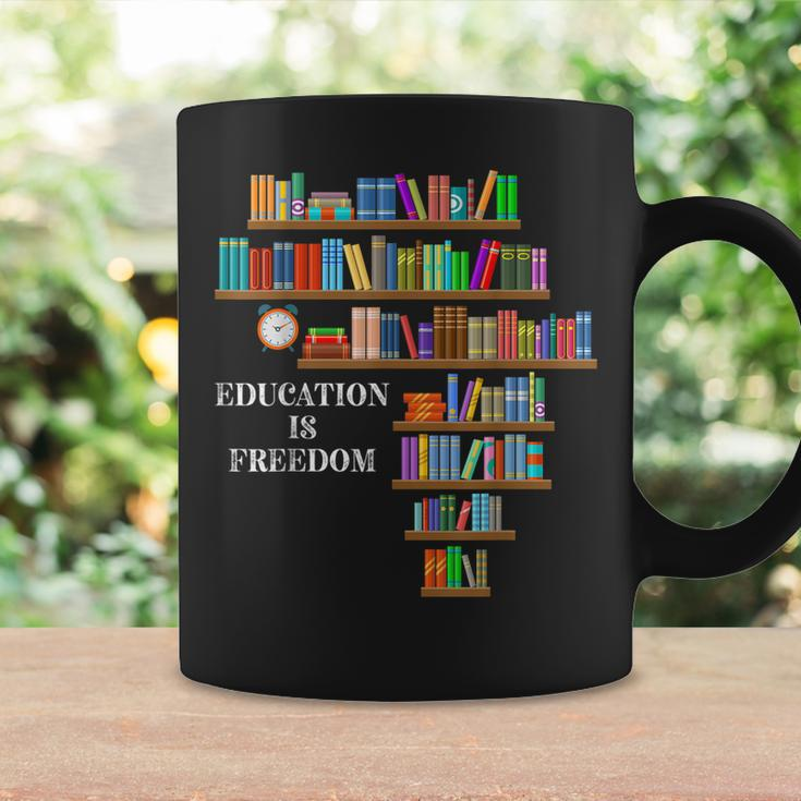 Education Is Freedom Book Reader Black History Month Pride Coffee Mug Gifts ideas