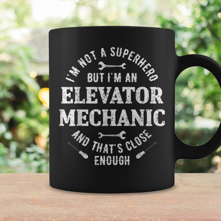 Elevator Mechanic Maintenance Hero Technician Coffee Mug Gifts ideas
