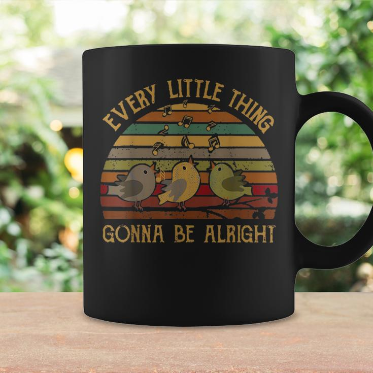 Every Little Thing Is Gonna Be Alright Birds Singing Vintage Coffee Mug Gifts ideas