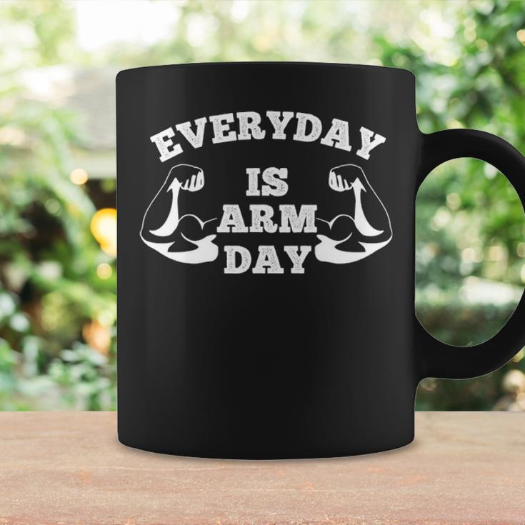 Everyday Is Arm Day Fitness Weightlifting Coffee Mug Gifts ideas