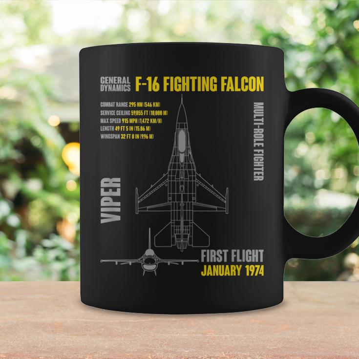 F-16 Fighting Falcon Military Aircraft Veterans Day Xmas Coffee Mug Gifts ideas