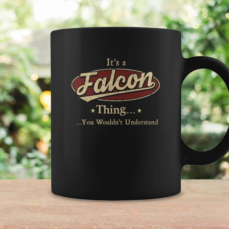 Falcon Name Falcon Family Name Crest Coffee Mug Gifts ideas