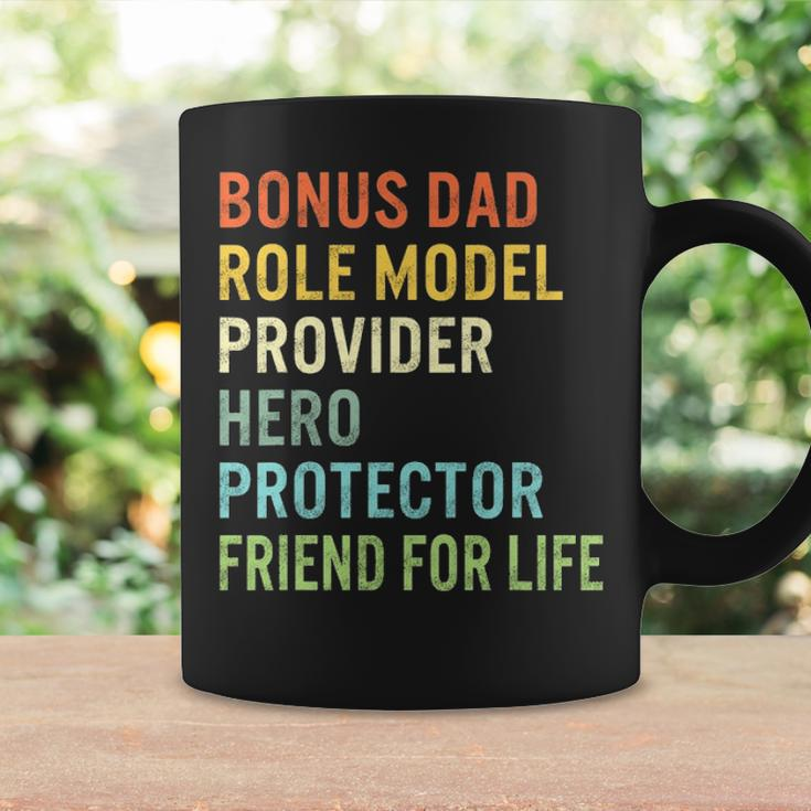 Fathers Day Bonus Provider Dad Friend For Life Hero Step Dad Coffee Mug Gifts ideas