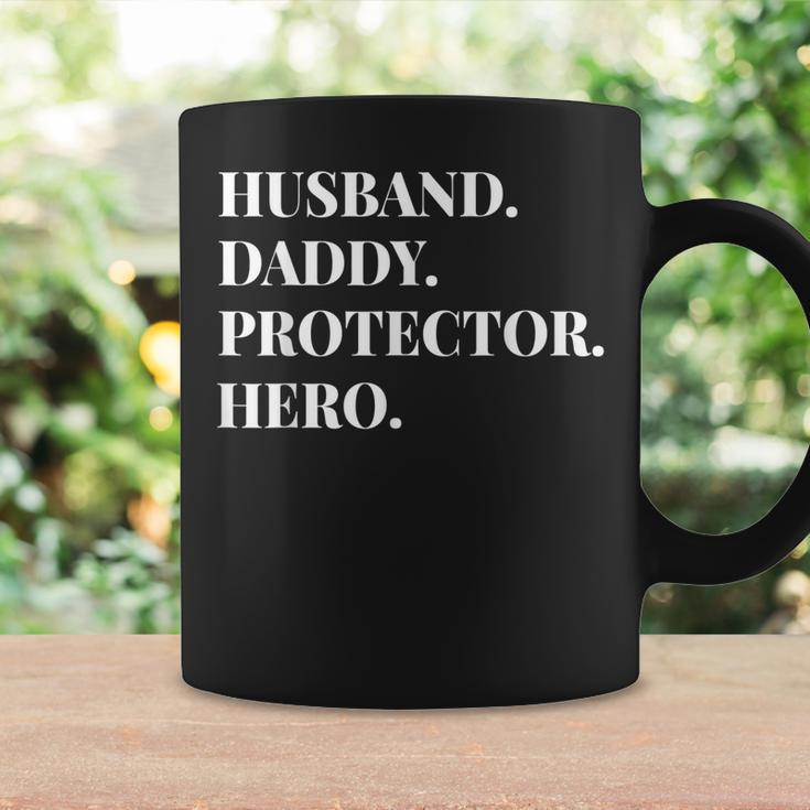 Fathers Day Husband Daddy Protector Hero Dad Gift Coffee Mug Gifts ideas