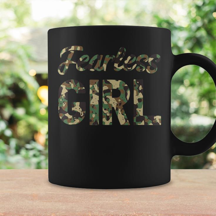 Fearless Girl I Camo Cute Camouflage Lover Coffee Mug Gifts ideas