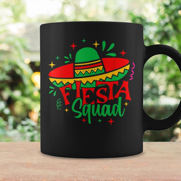 Fiesta Squad Cinco De Mayo Mexican Hat Women Kids Funny Gift Coffee Mug Gifts ideas