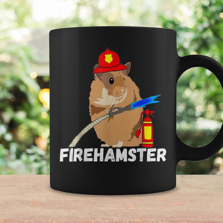 Fire Fighter Hamster Chubby Hammy Firefighter Pet Coffee Mug Gifts ideas