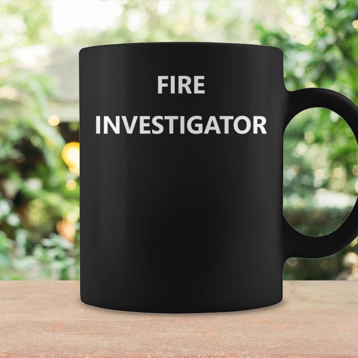 Fire Investigator Marshall Job Firefighter Fighter Career Coffee Mug Gifts ideas