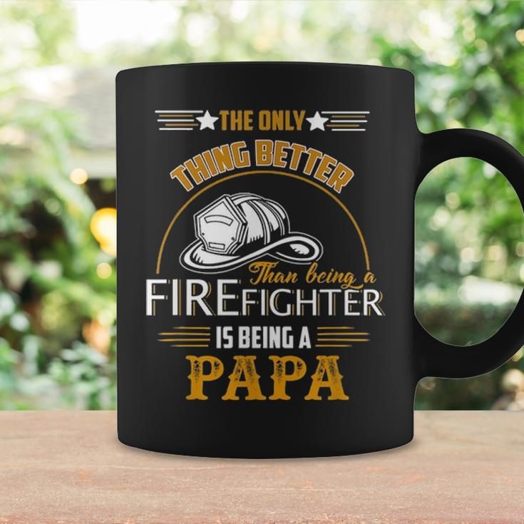 Firefighter Fireman Dad Papa Fathers Day Cute Gift Idea Coffee Mug Gifts ideas