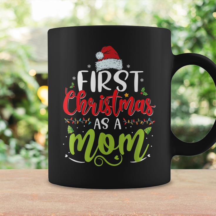 First Christmas As A Dad Funny New Mom Mommy Christmas Coffee Mug Gifts ideas