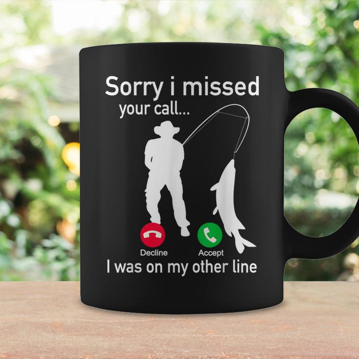 Fishing Phone Call With Fishing Line - Funny Fish Fisherman Coffee Mug Gifts ideas