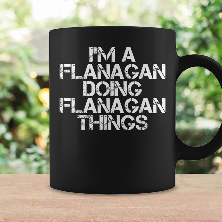 Flanagan Funny Surname Family Tree Birthday Reunion Gift Coffee Mug Gifts ideas