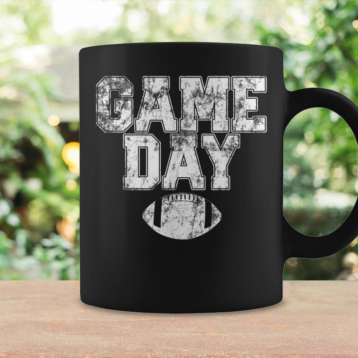 Football Day Game Vintage Distressed Graphic Mens Womens Dad Coffee Mug Gifts ideas
