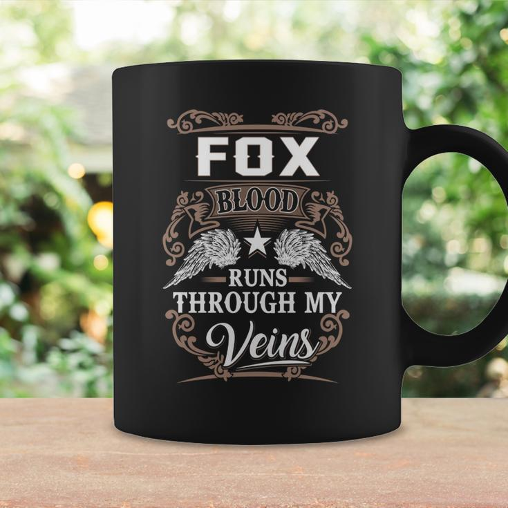 Fox Name - Fox Blood Runs Through My Veins Coffee Mug Gifts ideas