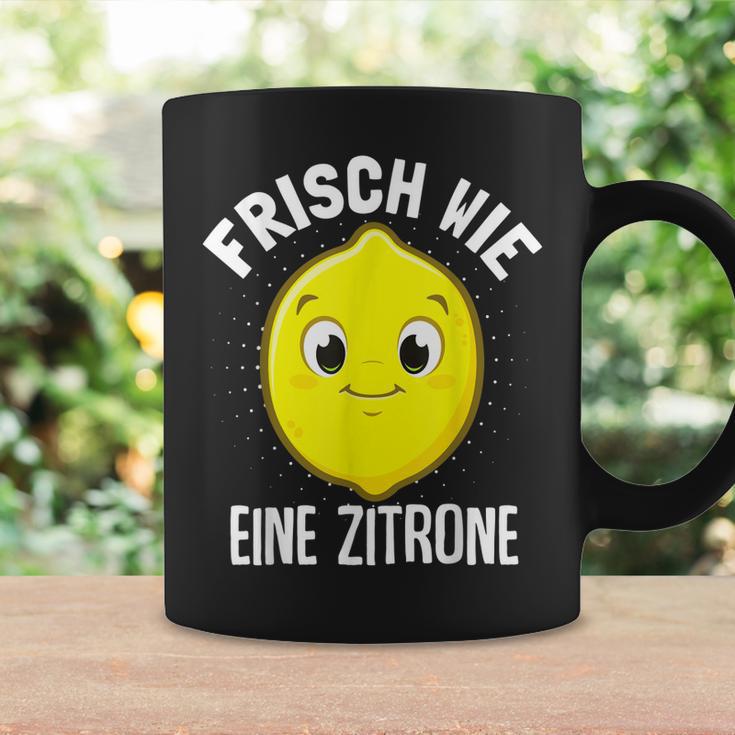 Frisch Wie Eine Zitrone Limette Früchte Zitronen Geschenk Tassen Geschenkideen