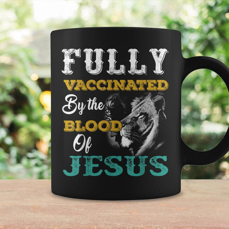 Fully Vaccinated By The Blood Of Jesus Lion Christian V3 Coffee Mug Gifts ideas