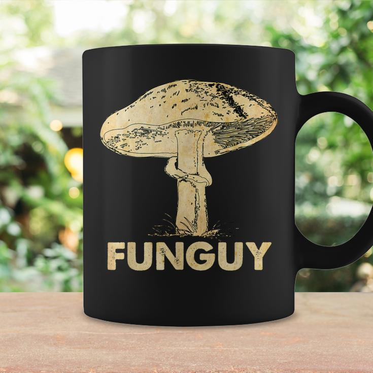 Funguy Funny Fungi Fungus Mushroom Men Funny Guy Vintage Coffee Mug Gifts ideas