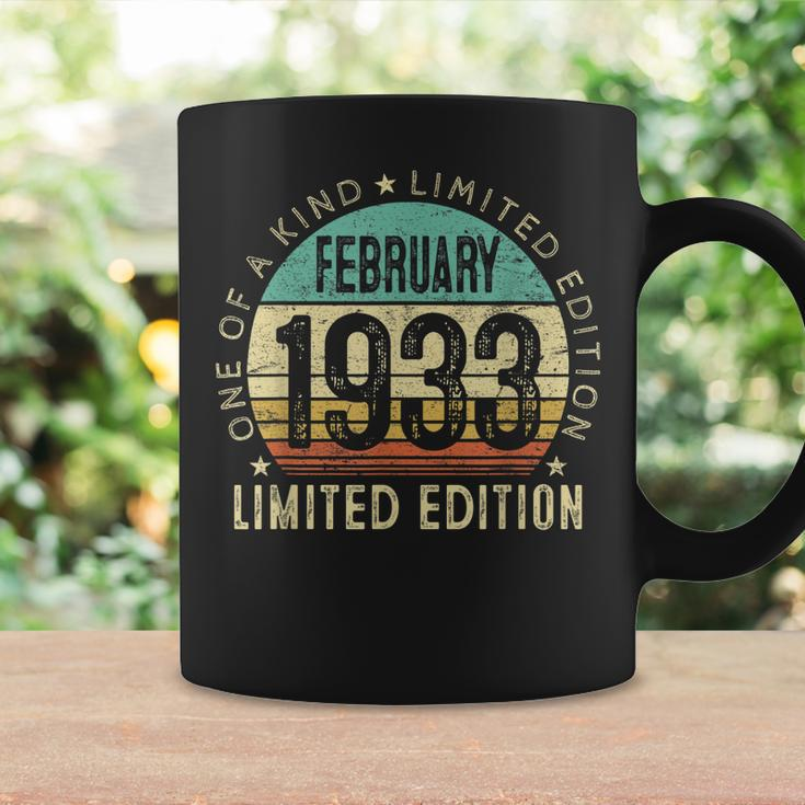 Funny 90 Year Old Vintage February 1933 90Th Birthday Gift Coffee Mug Gifts ideas