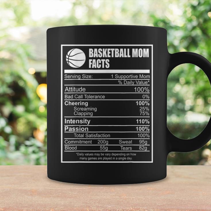 Funny Basketball Mom Nutrition Facts Proud Parent V2 Coffee Mug Gifts ideas