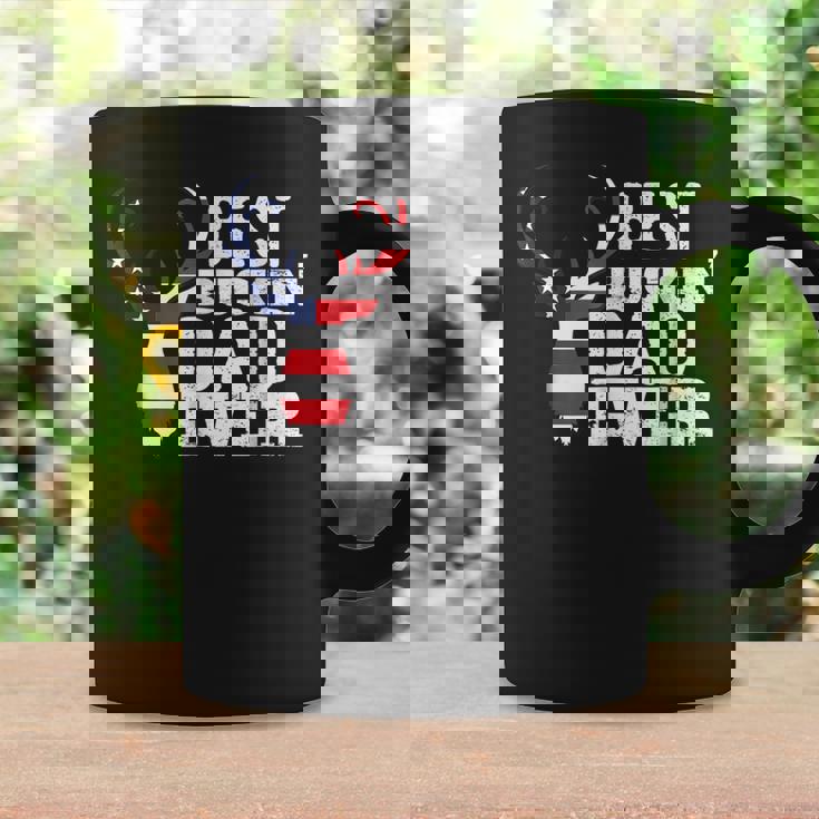 Funny Best Buckin Dad Ever Deer Hunting Fathers Coffee Mug Gifts ideas