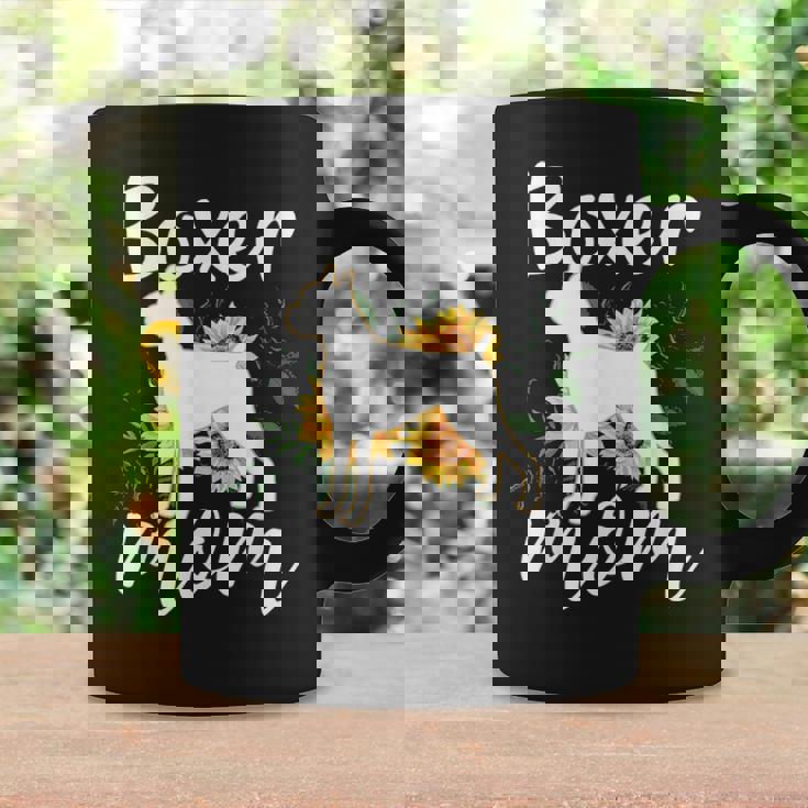 Funny Boxer Mom Sunflower Dog Lovers Mothers Day Gift Coffee Mug Gifts ideas