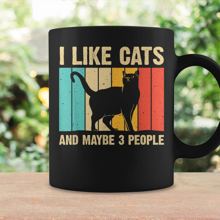 Funny Cat Design Cat Lover For Men Women Animal Introvert Coffee Mug Gifts ideas