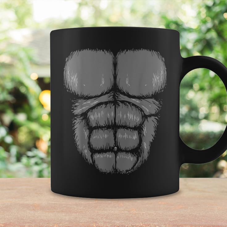 Funny Gorilla Chest Gorilla Costume Coffee Mug Gifts ideas