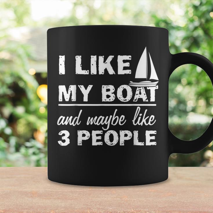 Funny I Like My Boat And Maybe 3 People Gift For Mens Coffee Mug Gifts ideas