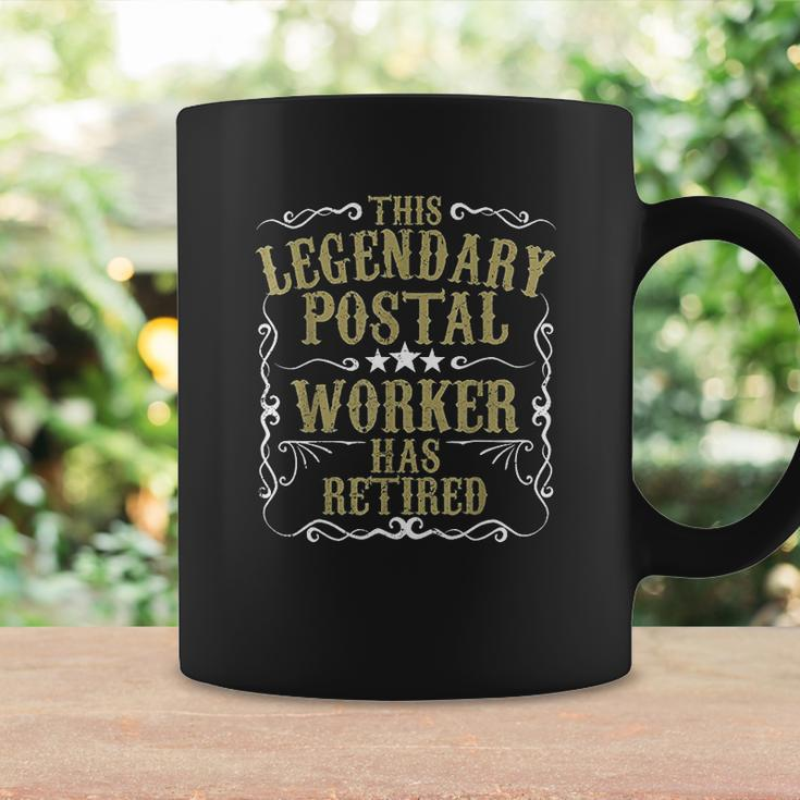 Funny Legendary Postal Worker Retired Retirement Gift Idea Coffee Mug Gifts ideas