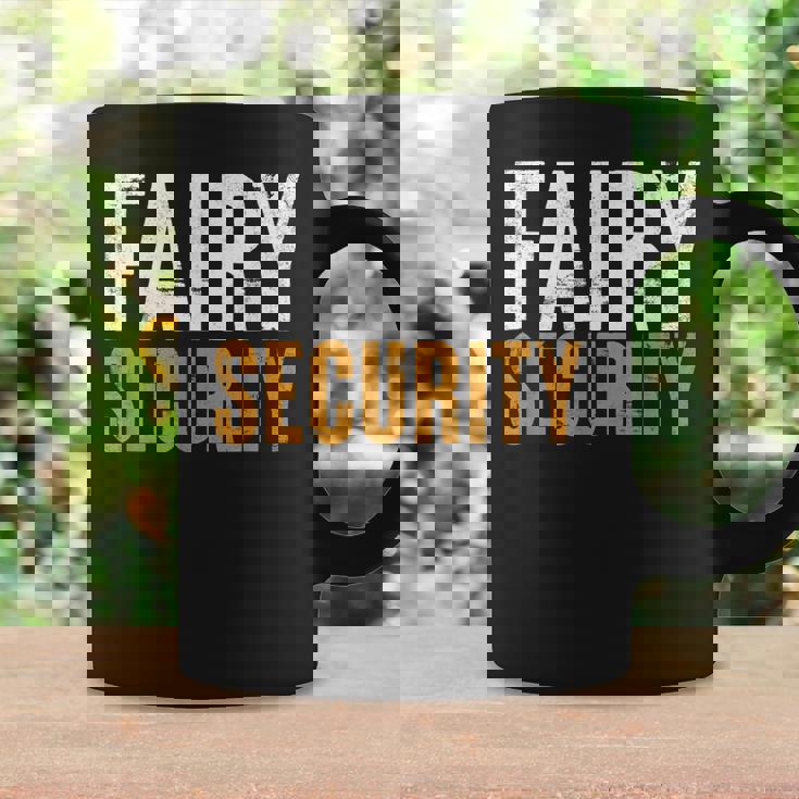 Funny Parents Lazy Easy Costume Fairy Security Halloween Dad Coffee Mug Gifts ideas