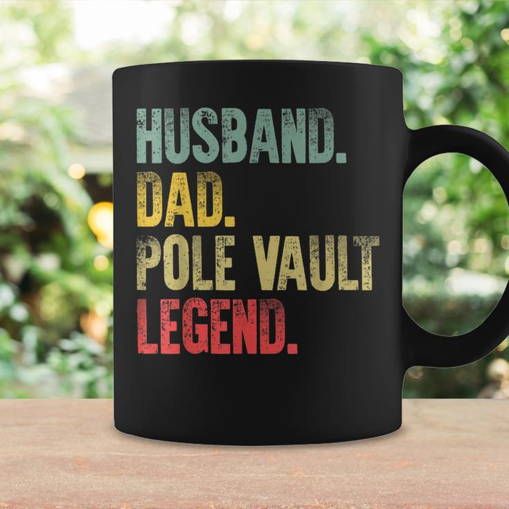 Funny Vintage Husband Dad Pole Vault Legend Retro Gift For Mens Coffee Mug Gifts ideas