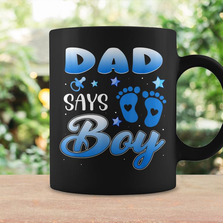 Gender Reveal Dad Says Boy Baby Party Matching Family Coffee Mug Gifts ideas