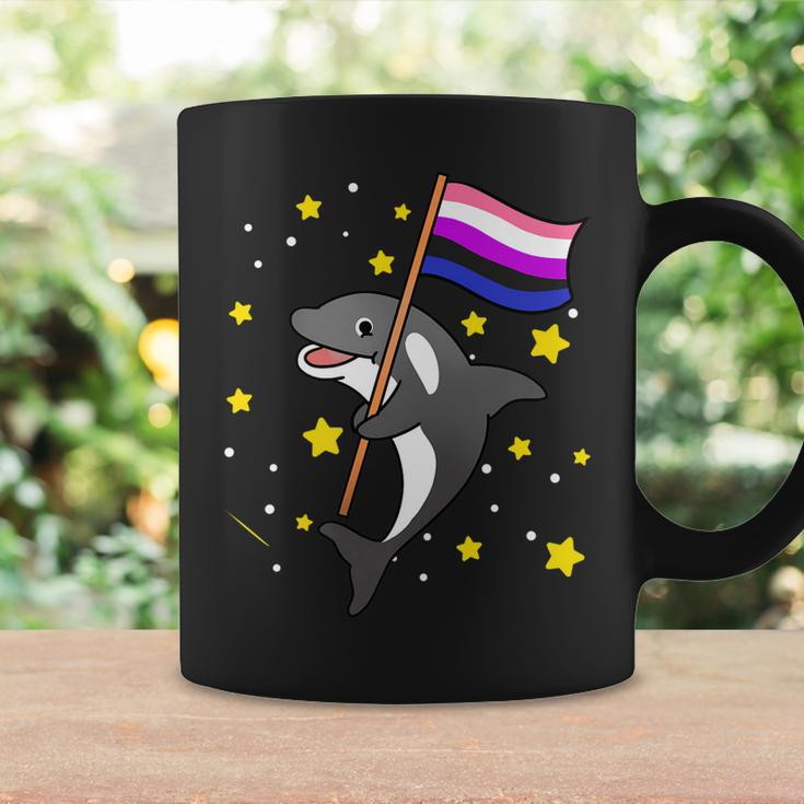 Genderfluid Pride Orca Genderfluid Coffee Mug Gifts ideas