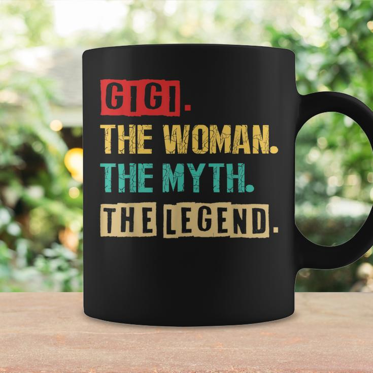 Gigi The Woman The Myth The Legend Vintage Mother Day Coffee Mug Gifts ideas