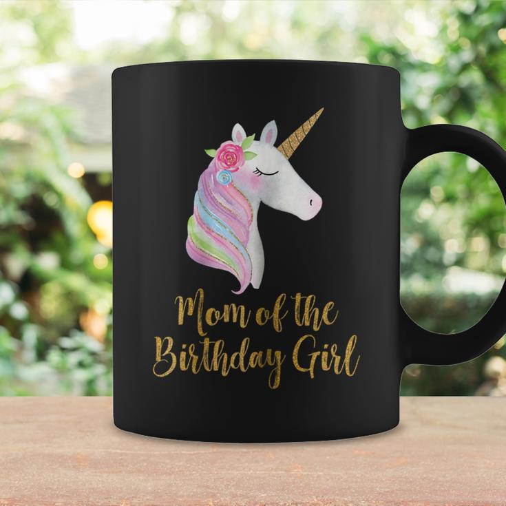 Gold Unicorn Mom Shirt Mom Of The Birthday Girl Coffee Mug Gifts ideas