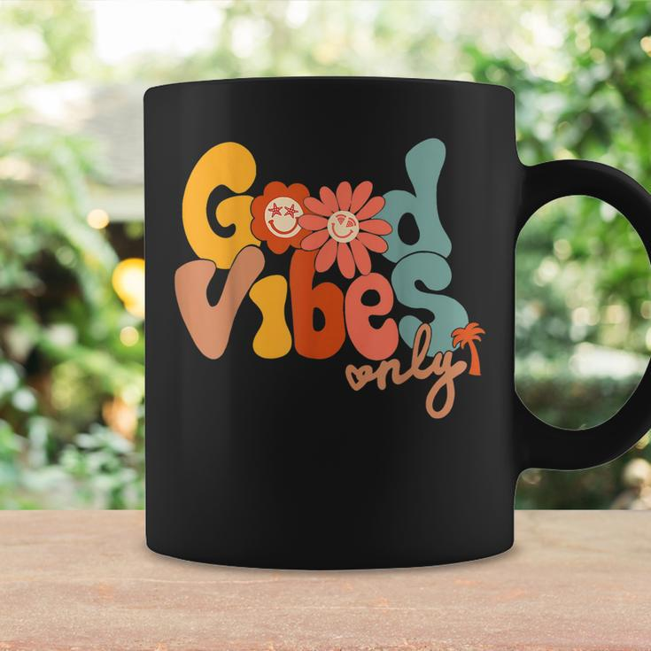 Good Vibes Only Flower Hawaii Beach Summer Vacation Family Coffee Mug Gifts ideas