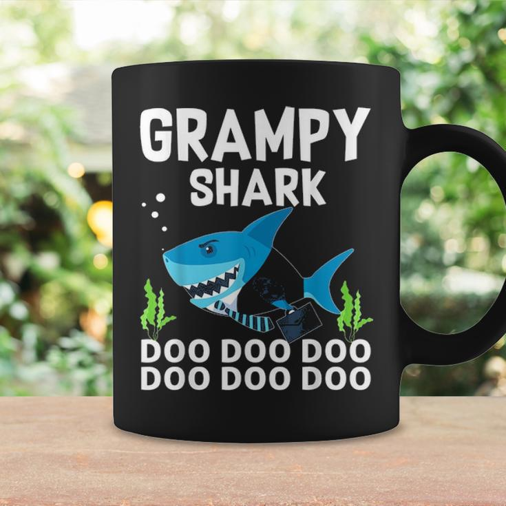 Grampy Shark Fathers Day Gift From Wife Son Daughter Coffee Mug Gifts ideas