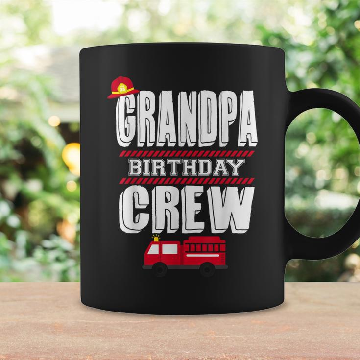 Grandpa Birthday Crew Fire Truck Fireman Party Coffee Mug Gifts ideas
